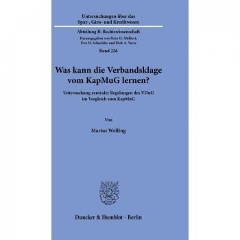 Untersuchung zentraler Regelungen des VDuG im Vergleich zum KapMuG
