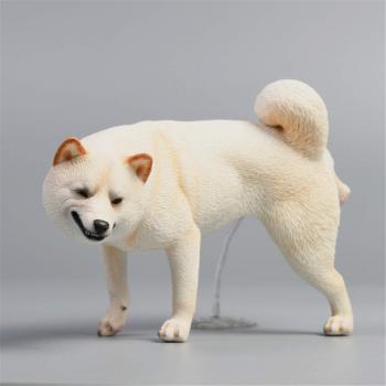 Realistic Shiba Inu Resin Statue