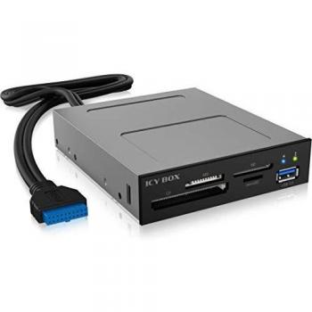 ICY BOX 60771 Panneau Frontal USB avec Lecteur de Carte Interne 3,5