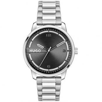 Orologio da Polso HUGO 42 mm, Movimento Quarzo, Quadrante Nero