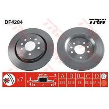 TRW Automotive AfterMarket DF4284 Bremsscheibe