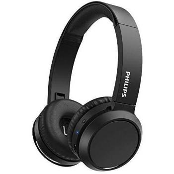PHILIPS On-Ear Bluetooth Headphones With Bass Boost 29 Hours Black