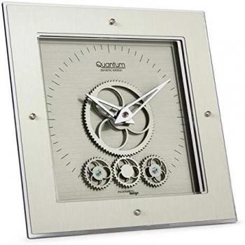 Montre de Table Argentée Quantum 406 M