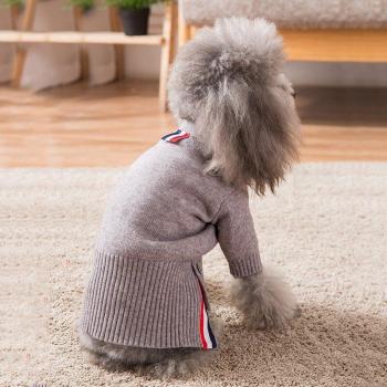 Manteau en laine pour bouledogue français
