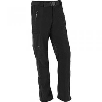 Pantalón forro micropolar Snow XXL negro con diseño de bolsillos laterales