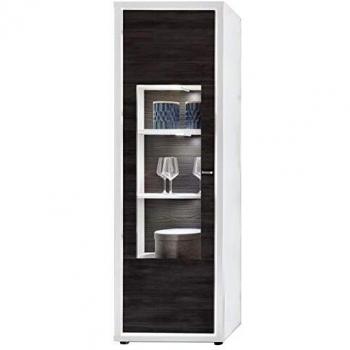 Wohnzimmer-Schrank „Froschkönig“ 24 Plymouth in Weiß mit Kiefer