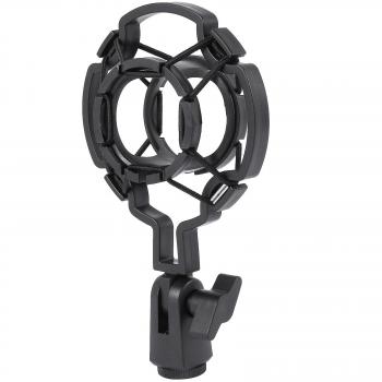 Microphone professionnel avec support de montage anti-choc pour studio Dia Noir