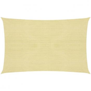 Beige Sonnensegel 160 g/m² 2x3,5 m HDPE