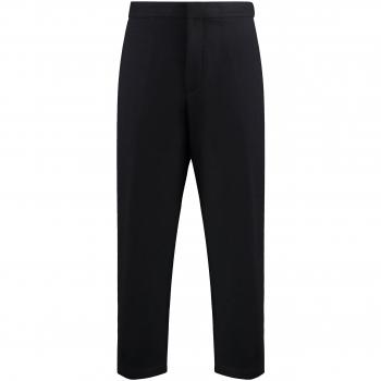 Jil Sander Wool Trousers with Elastic Back