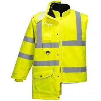 Portwest High Visibility 7-in-1 Traffic Jacket Yellow L