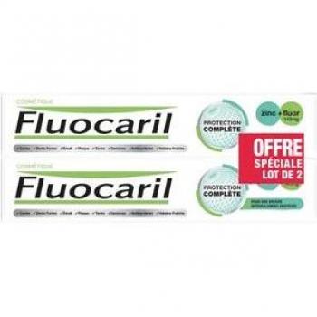 Dentifrice Fluocaril Protection Complète Zinc et Fluor 2 x 75 ml