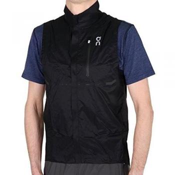 On Running M Weather Vest Schwarz, Herren Weste, Größe S