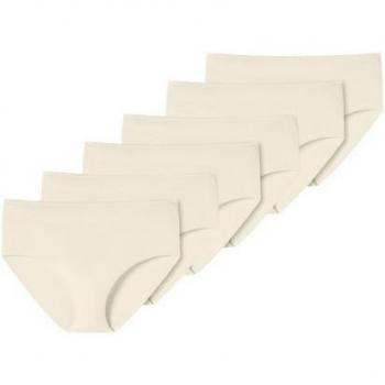 SCHIESSER Uncover Damen Unterwäsche 6er Pack Midi Slips