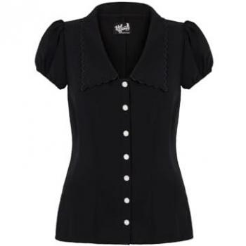 Hell Bunny Maddy Rockabilly Blouse