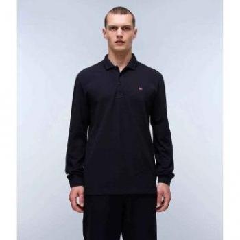 Camisa Ealis de Algodón Negra – Napapijri Hombre