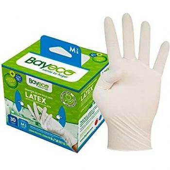 Guantes de látex ambidiestros Bayeco