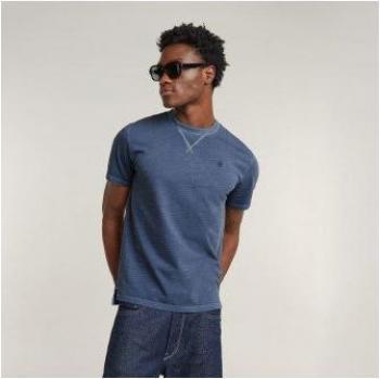 Maglietta G-star Nifous R T a Maniche Corte Blu Mare Scuro L