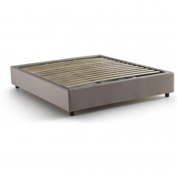 Lit double Azzurra avec ouverture frontale, Talamo Italia, 140x190 cm, tourterelle