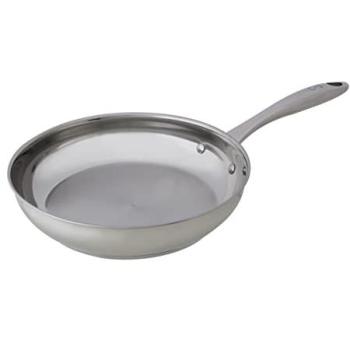 Poêle à Frire 28 cm, Acier Inoxydable – Induction et Feux Classiques – COSY TRENDY
