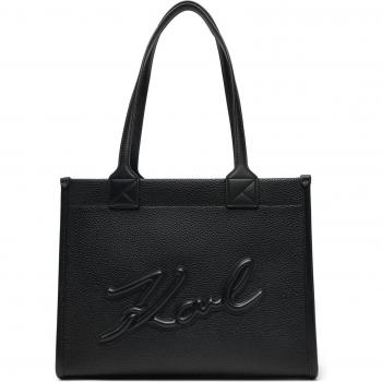 Sac cabas Karl Lagerfeld K/Skuare cuir noir