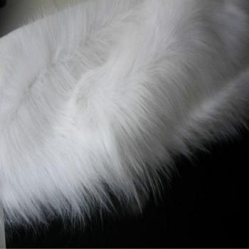 9cm White Plush Material for Costumes