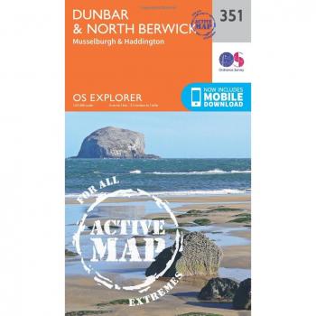 Ordnance Survey Map of Dunbar & North Berwick
