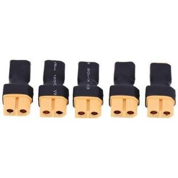 Pack de 5 adaptateurs XT30‑XT60 – Léger, durable pour drones