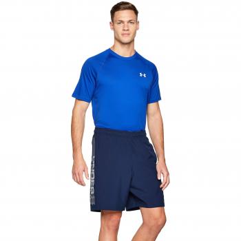Under Armour Short Homme Woven Graphic Wordmark Bleu