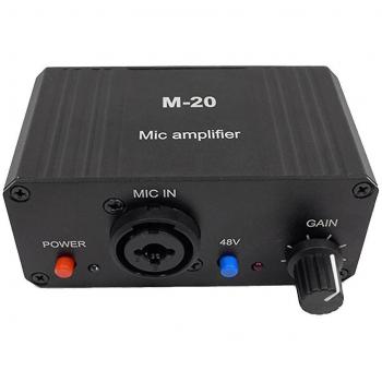 Microphone dynamique avec alimentation 48V
