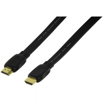 HQ HDMI‑Cable 5 m Flat – Ethernet integriert