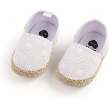 FOCUSNORM Soft Floral Print Crib Shoes for Babies
