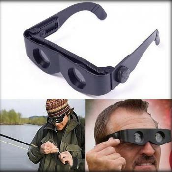 Lunettes de pêche avec loupe portable
