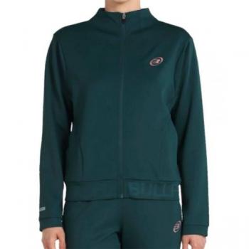 Sudadera con Cremallera Bullpadel Icaco G Verde Mujer