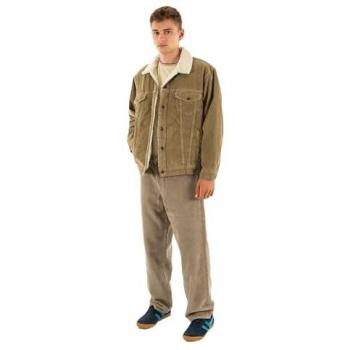 Levi's Beige Truckerjacke für Herren mit Druckknöpfen