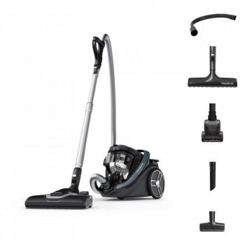 Rowenta Silence Force Cyclonic RO7961 – kabelloser Saugroboter 500 W, Schwarz‑Blau‑Grau