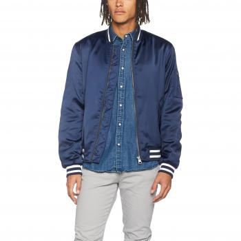 Chaqueta para Hombre Lee Sateen Bomber, Azul (State Blue), X-Large
