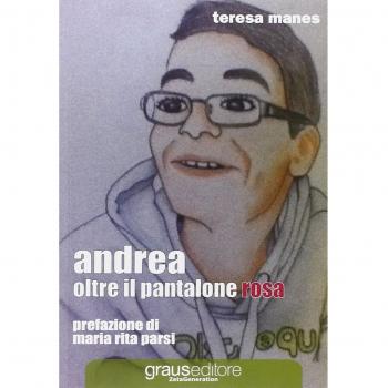 Andrea oltre il pantalone rosa