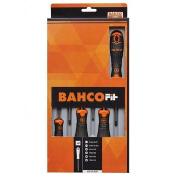Juego de Destornilladores Bahcofit 6 Piezas Recta/PH/PZ