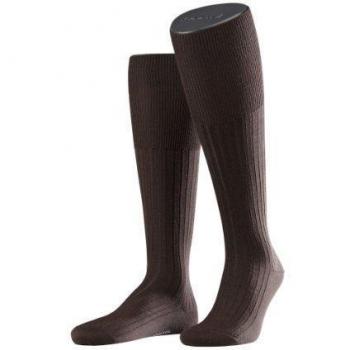 FALKE Bristol Pure Calcetines de Hombre, Color Marrón, 1 par, Talla 43-44