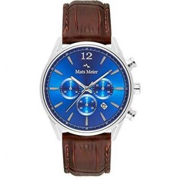 Mats Meier Herrenuhr Grand Cornier silberfarben (MM00103)