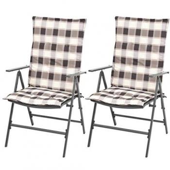 Patio VidaXL Silla de Exterior 2X con Malla