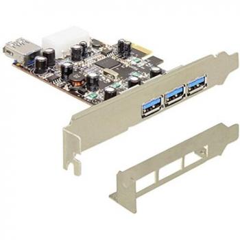 Delock PCI Express Card > 3 x extern + 1 x intern USB 3.0