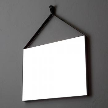 Specchio d'arredo 70x50 con cornice nera