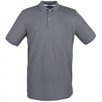 Modern Fit Henbury Piqué Polo Shirt, Grey (HB101)