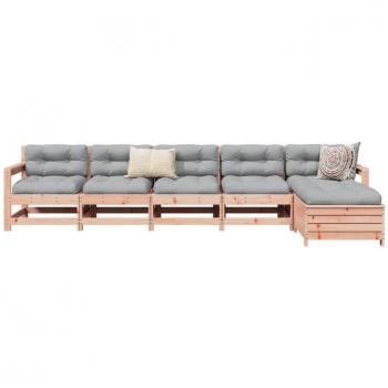 VidaXL 6-teiliges Gartenlounge-Set aus Douglasien-Massivholz