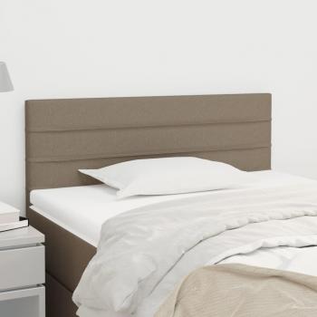 Cabecero de tela gris taupe 90x5x78/88 cm Vidaxl Gris Topo