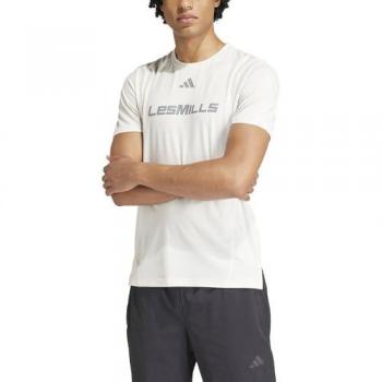 T-Shirt Adidas Les Mills Grafico a Manica Corta Bianco