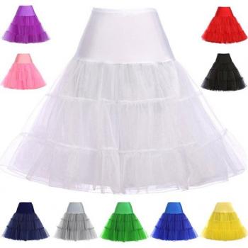 Jupon court en crinoline pour femmes