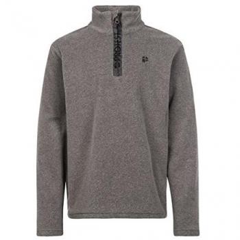 Kids 1/4‑Fleecejacke Protest – Grau
