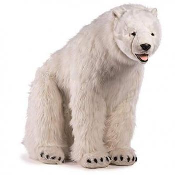 Peluche Géante Ours Polaire 92 cm H
